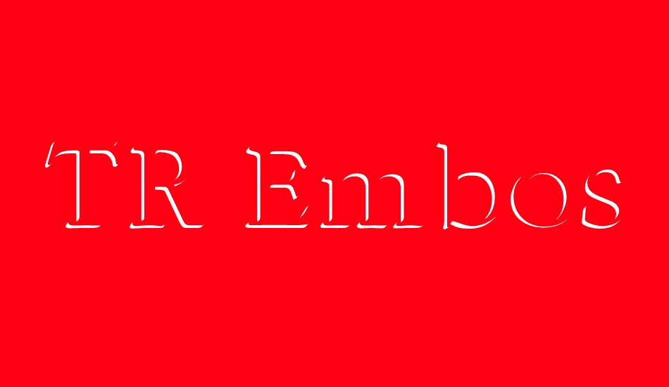 tr-emboss font big