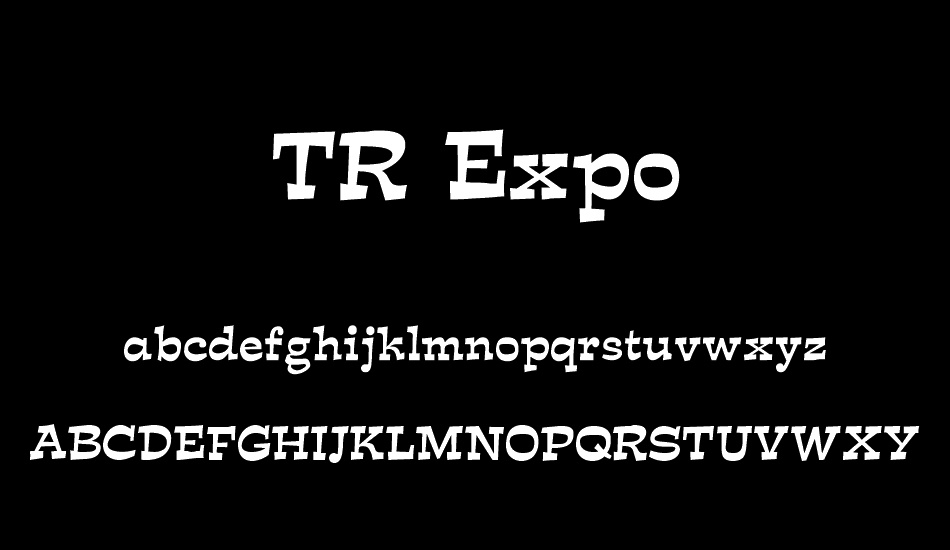 tr-expo font