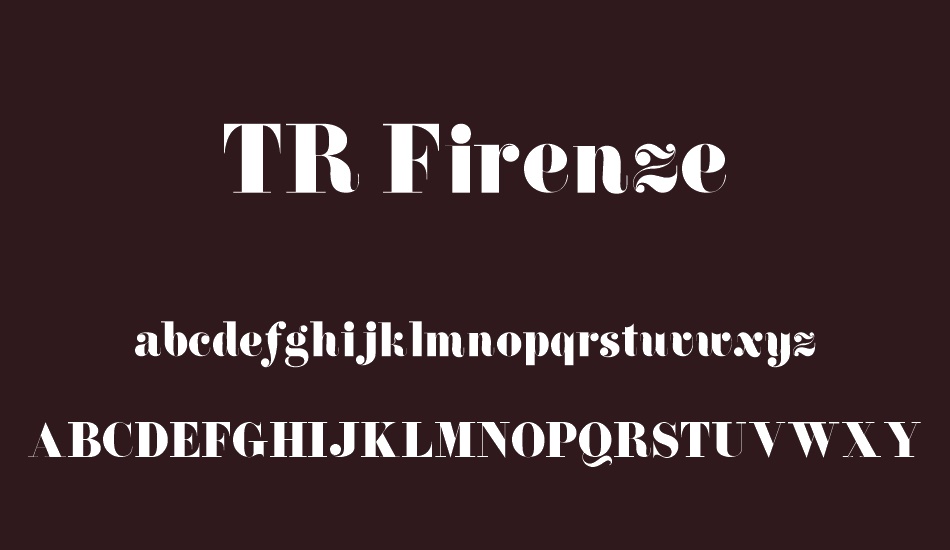 tr-firenze font