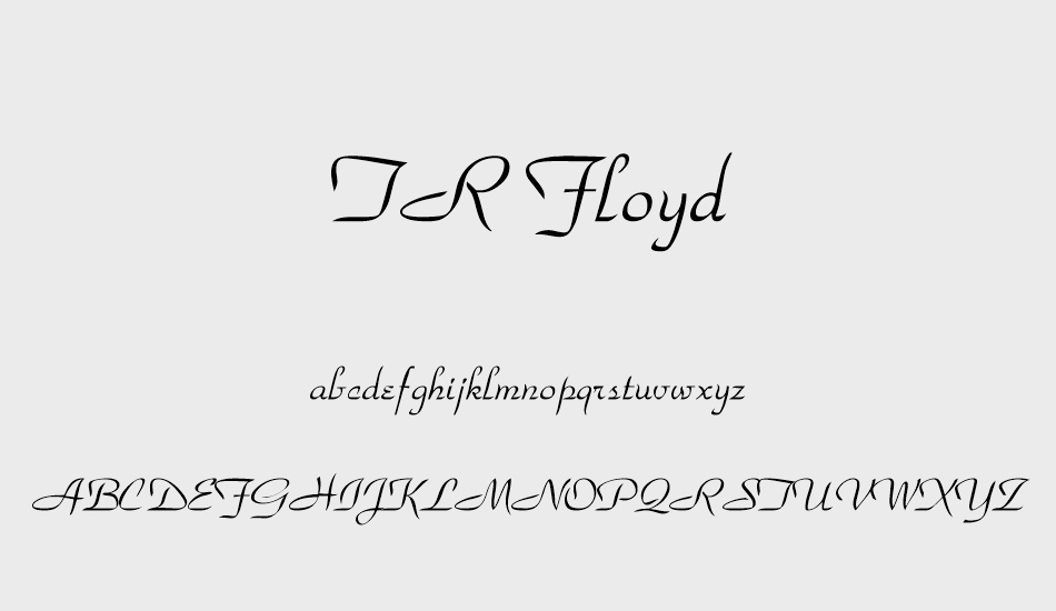 tr-floyd font