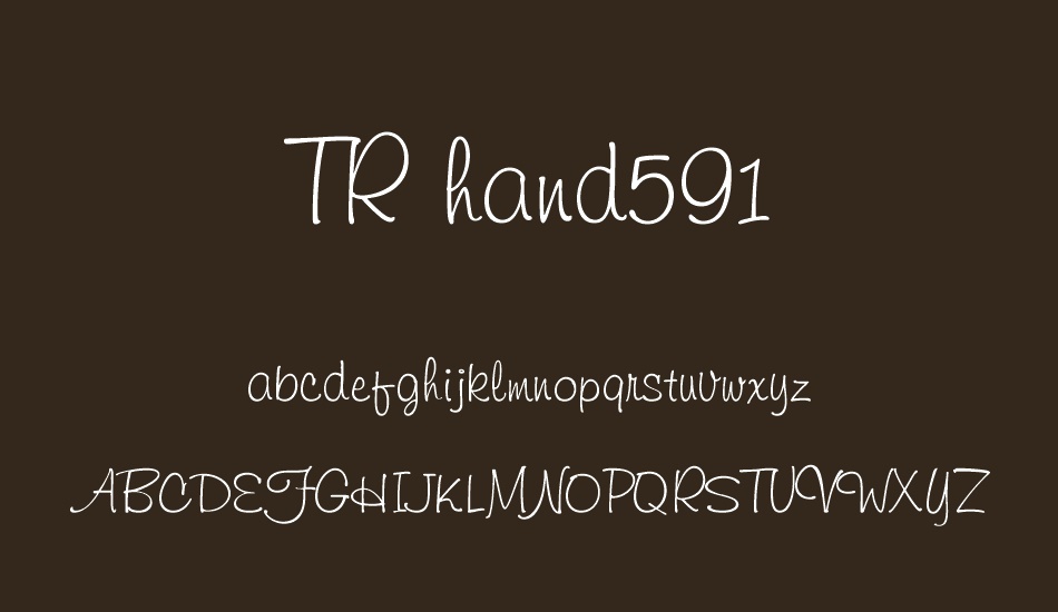 tr-freehand591 font