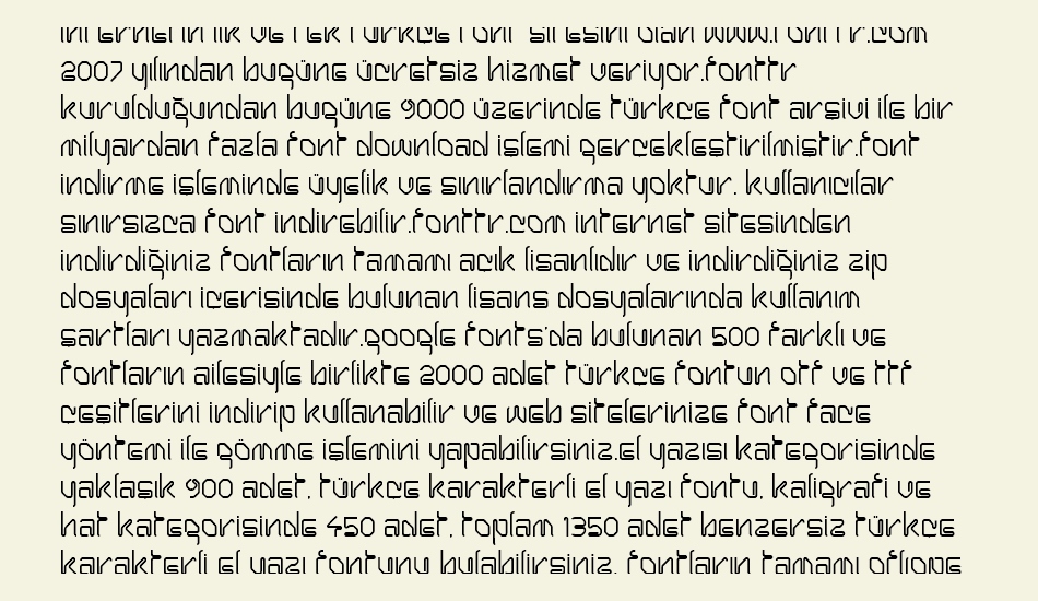 tr-harpoon font 1