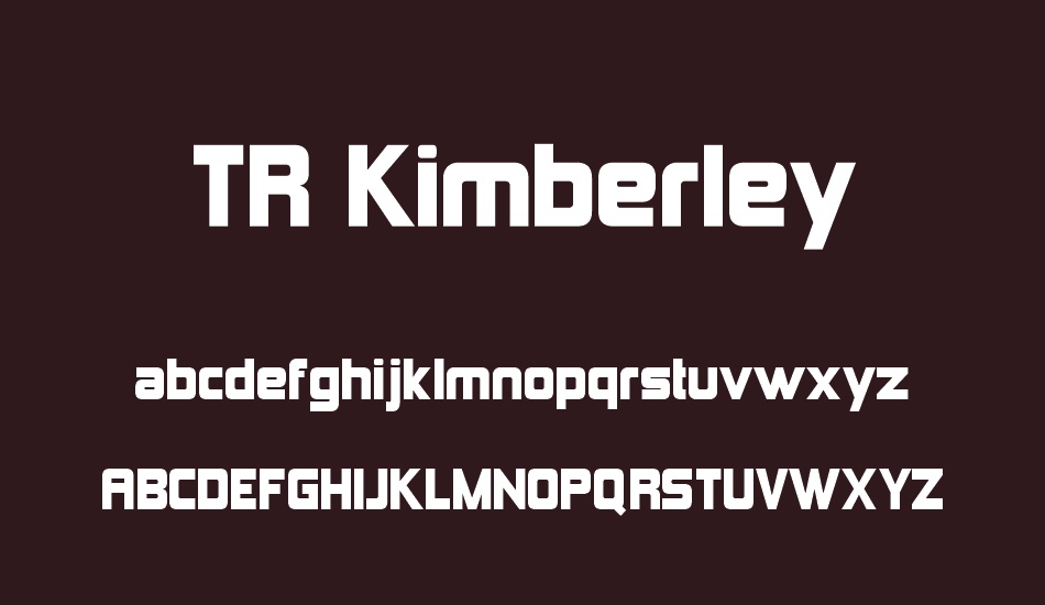 tr-kimberley font