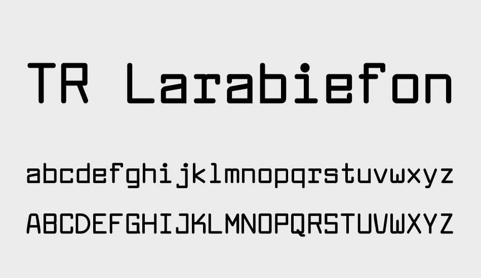 tr-larabiefont font