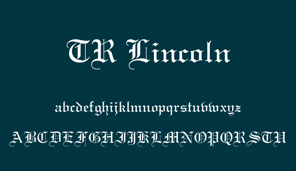 tr-lincoln font