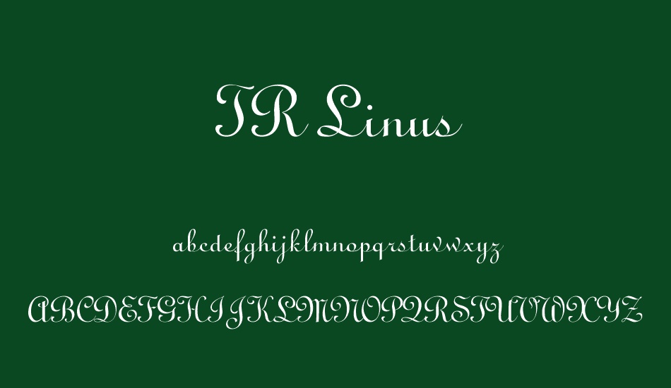 tr-linus font