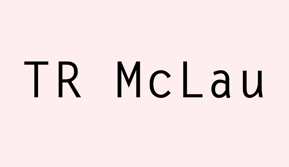 tr-mclaughlin font big