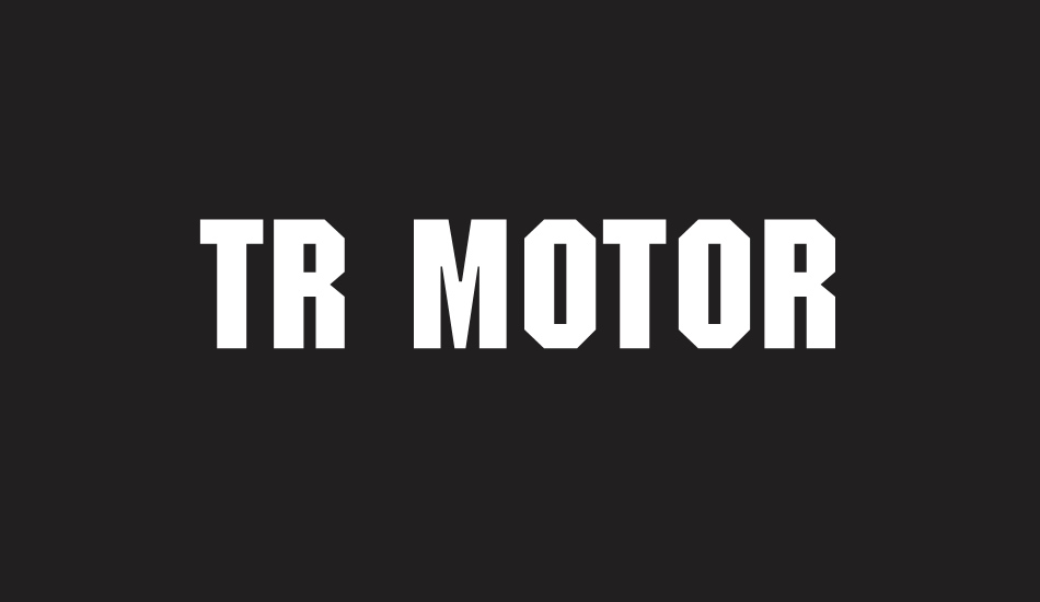 tr-motor font big