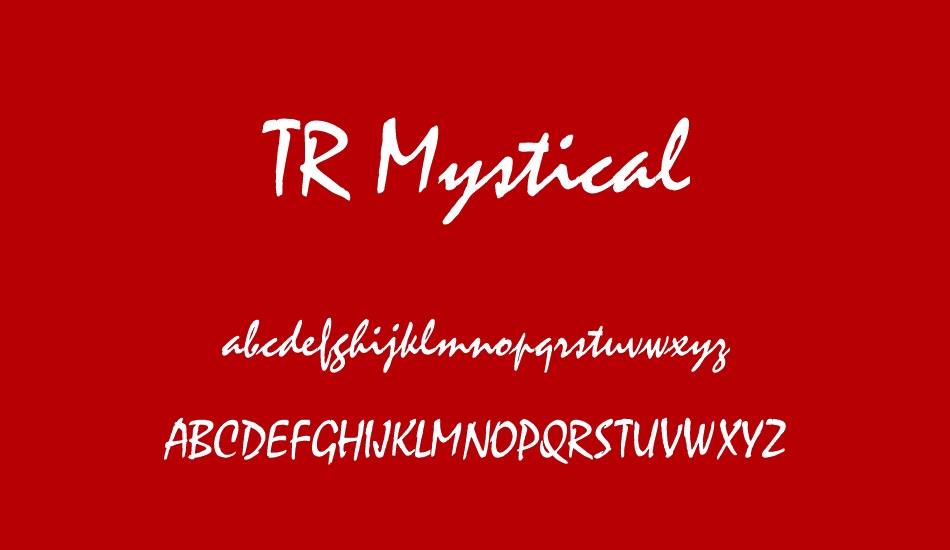 tr-mystical font