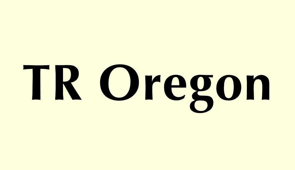 tr-oregon font big