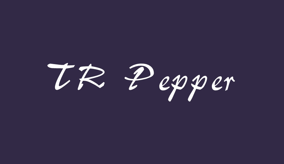 tr-pepper font big