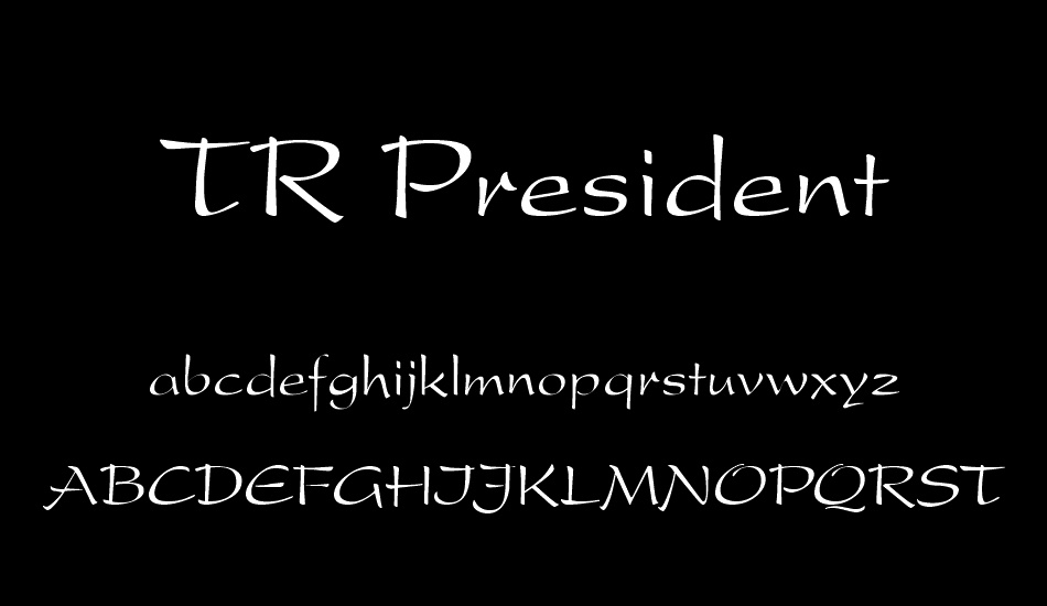 tr-president font