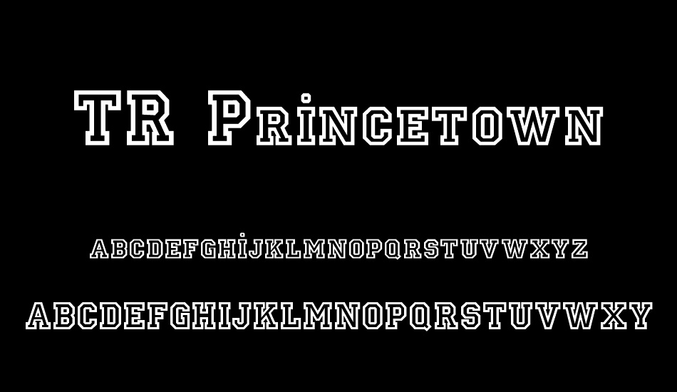 tr-princetown font