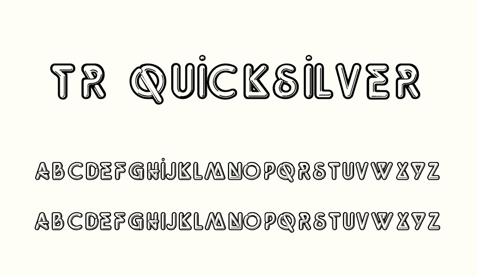 tr-quicksilver font