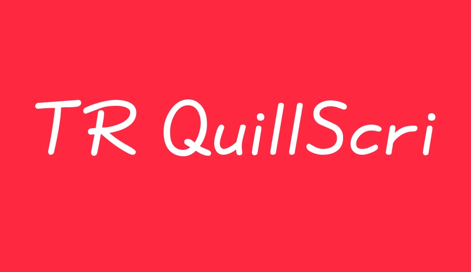 tr-quillscript font big