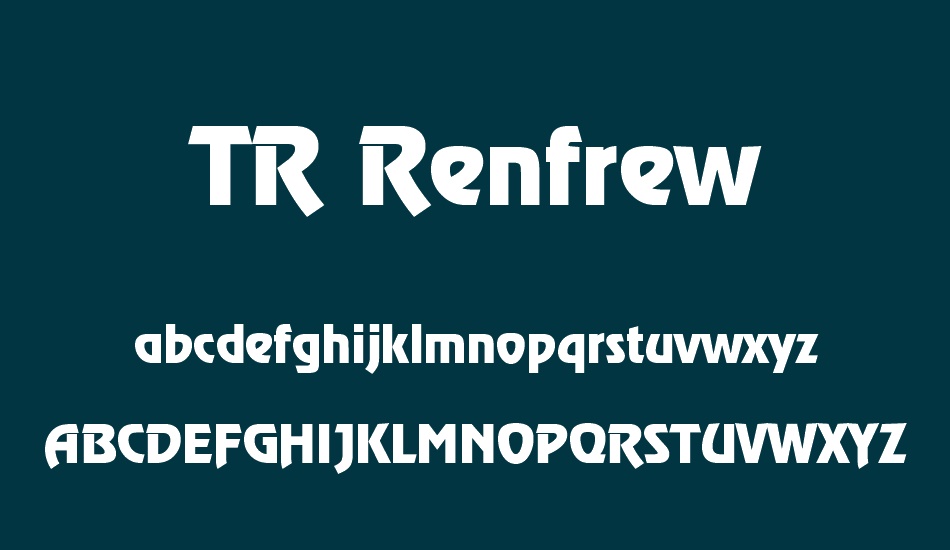 tr-renfrew font