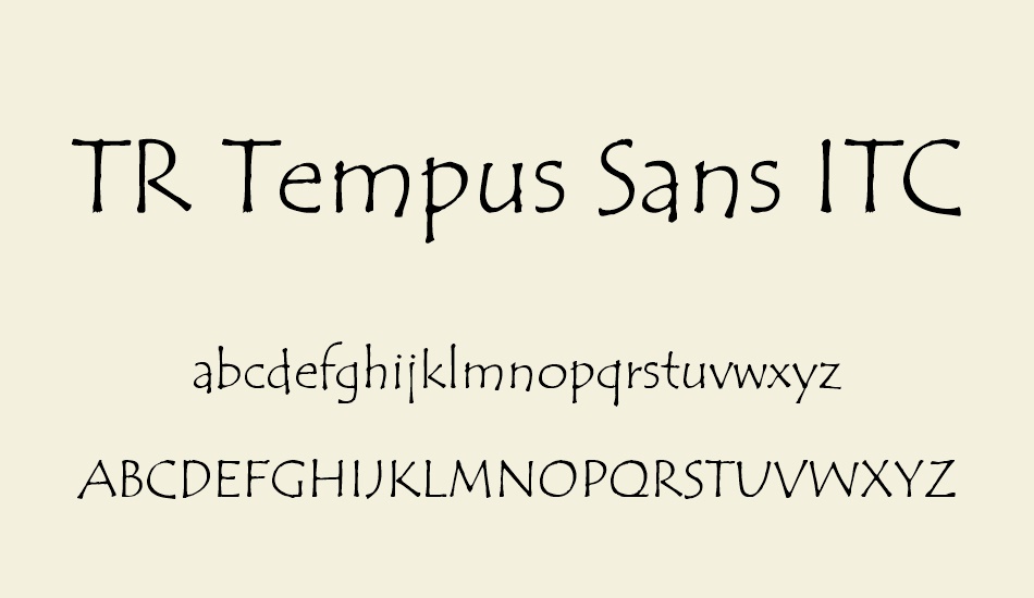 tr-tempus-sans-ıtc font