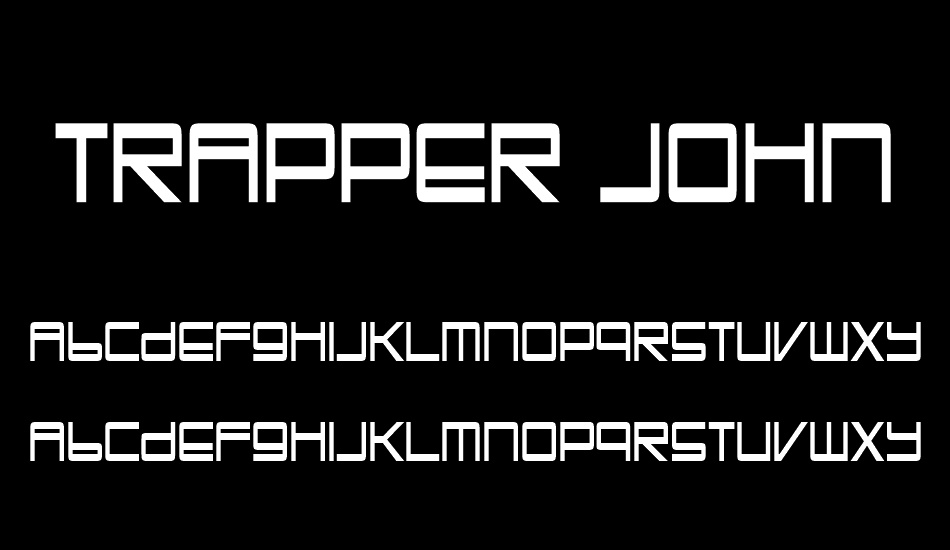 trapper-john font