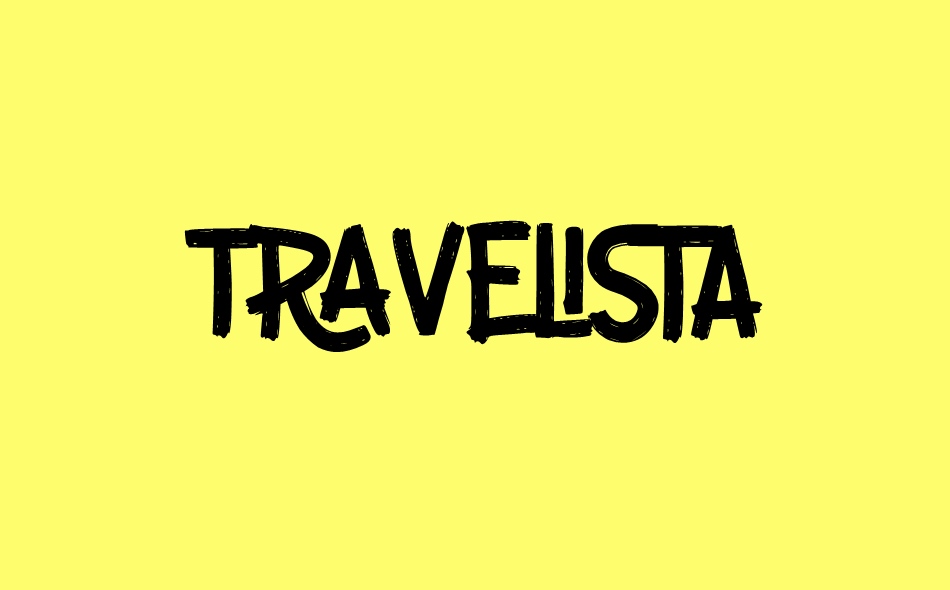 Travelista font big
