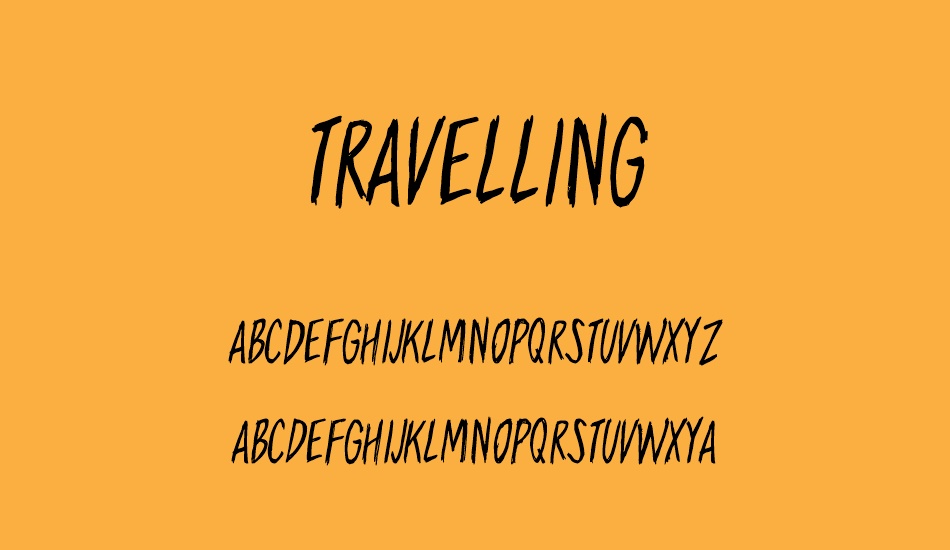 travelling font