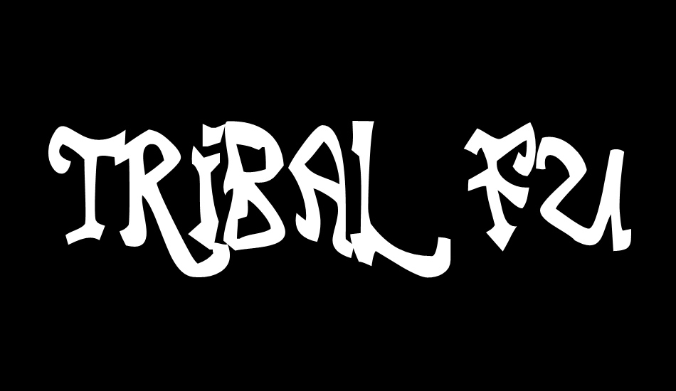 tribal-funk font big