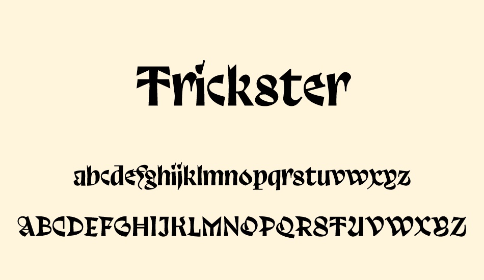 trickster font