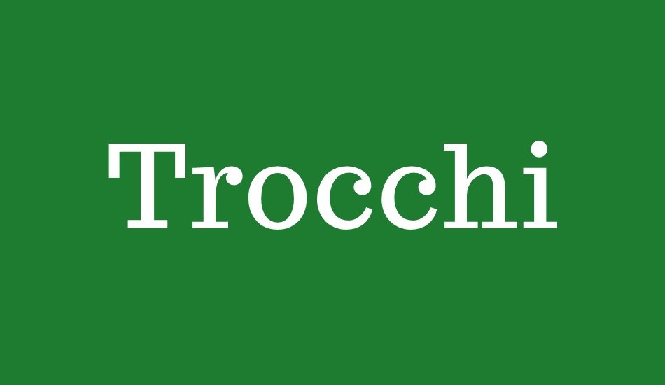 trocchi font big