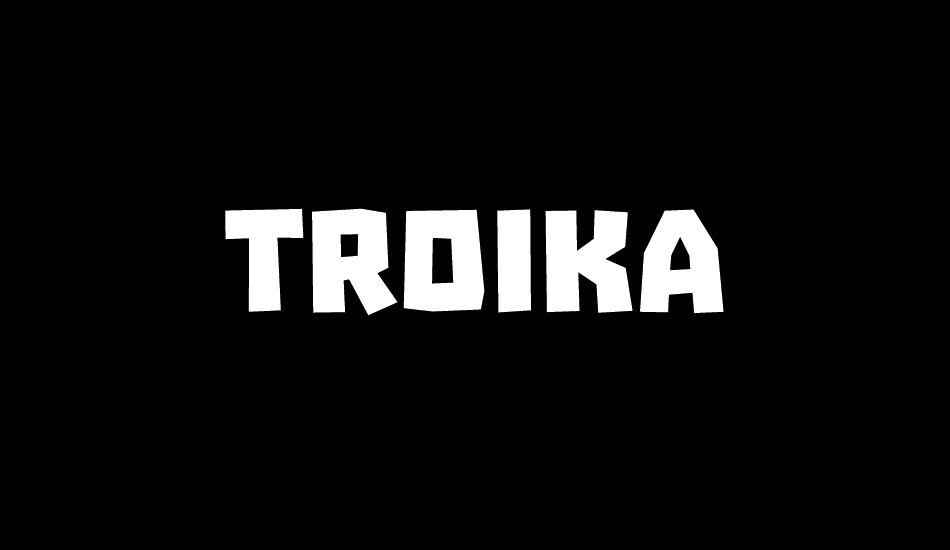 troika font big