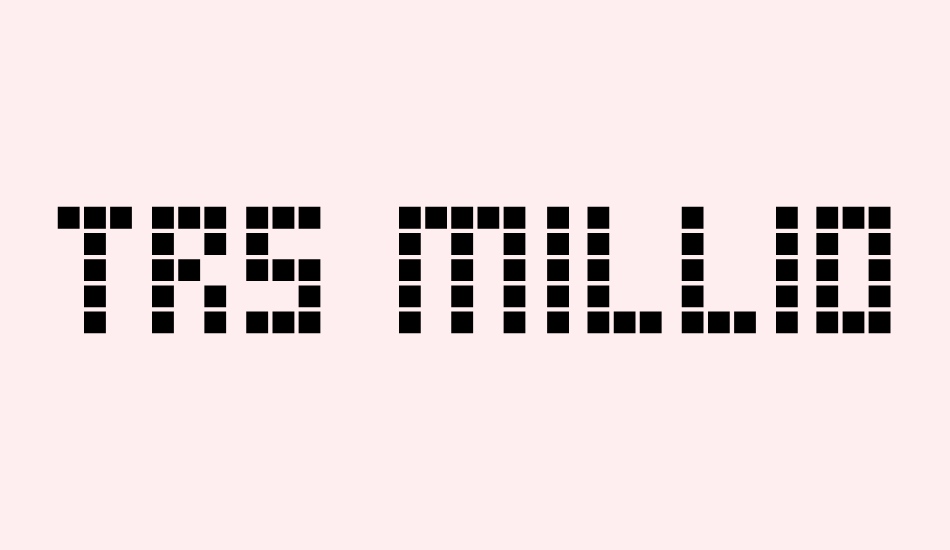 trs-million font big