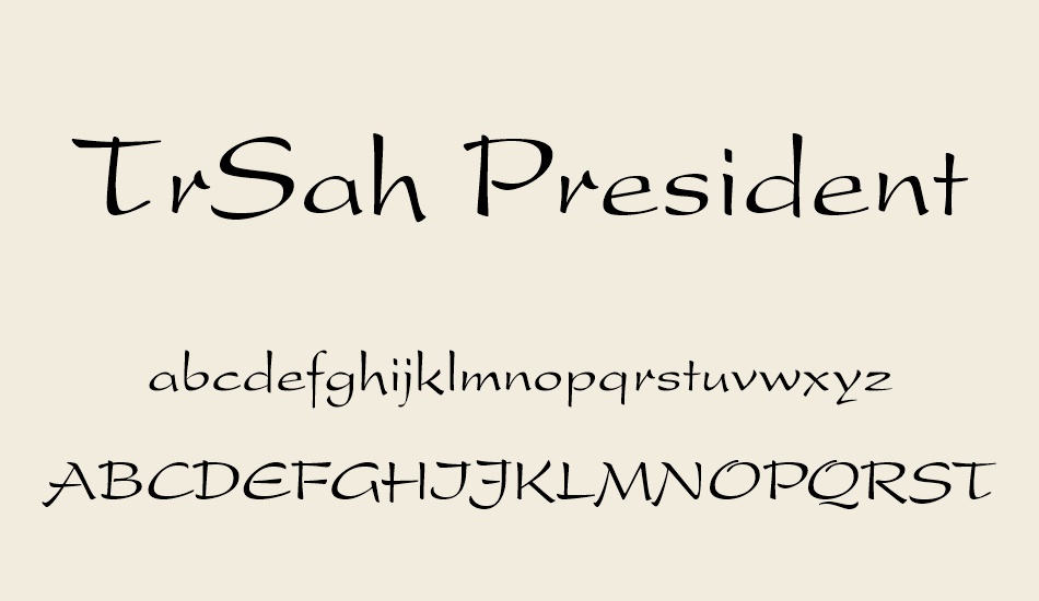 trsah-president font