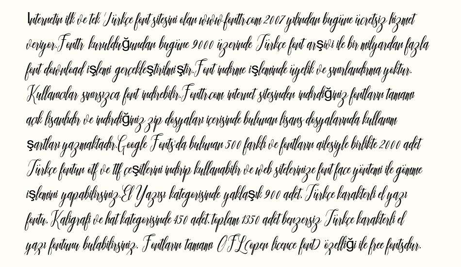 truelike font 1