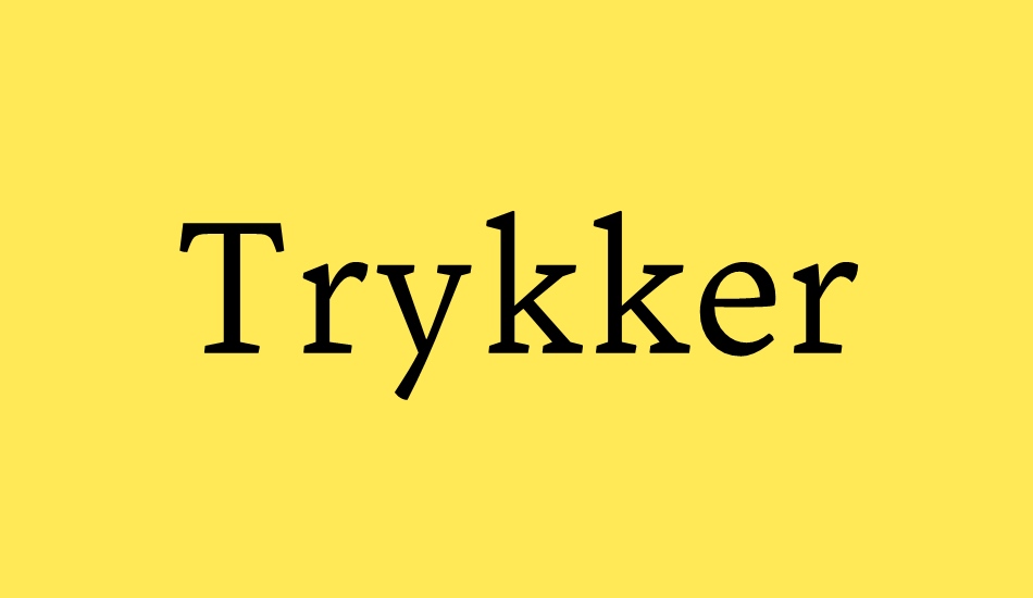 trykker font big