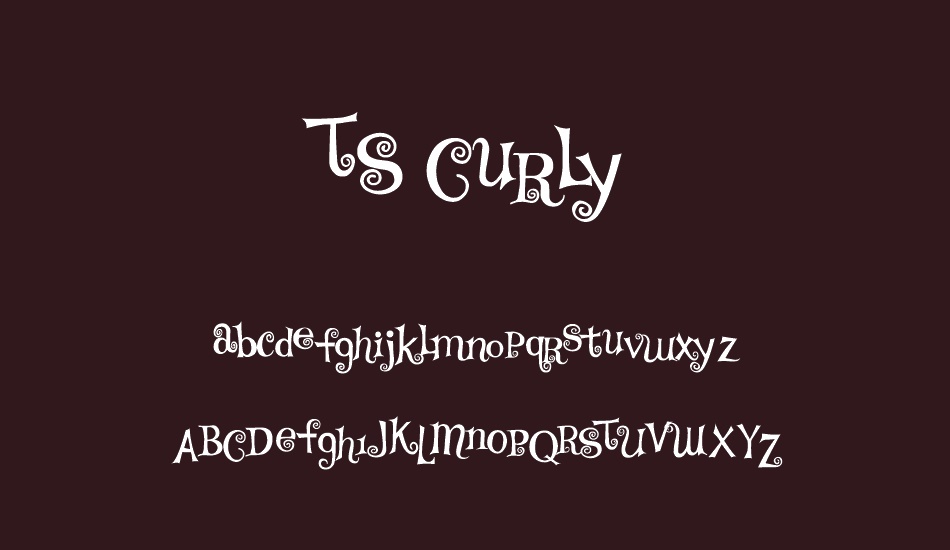 ts-curly font