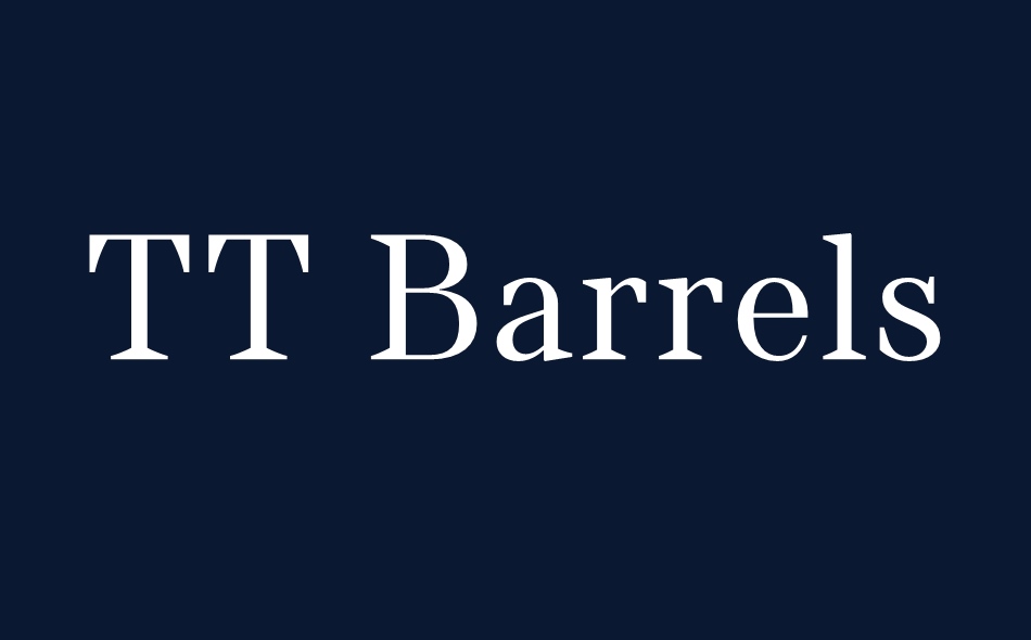 TT Barrels font big