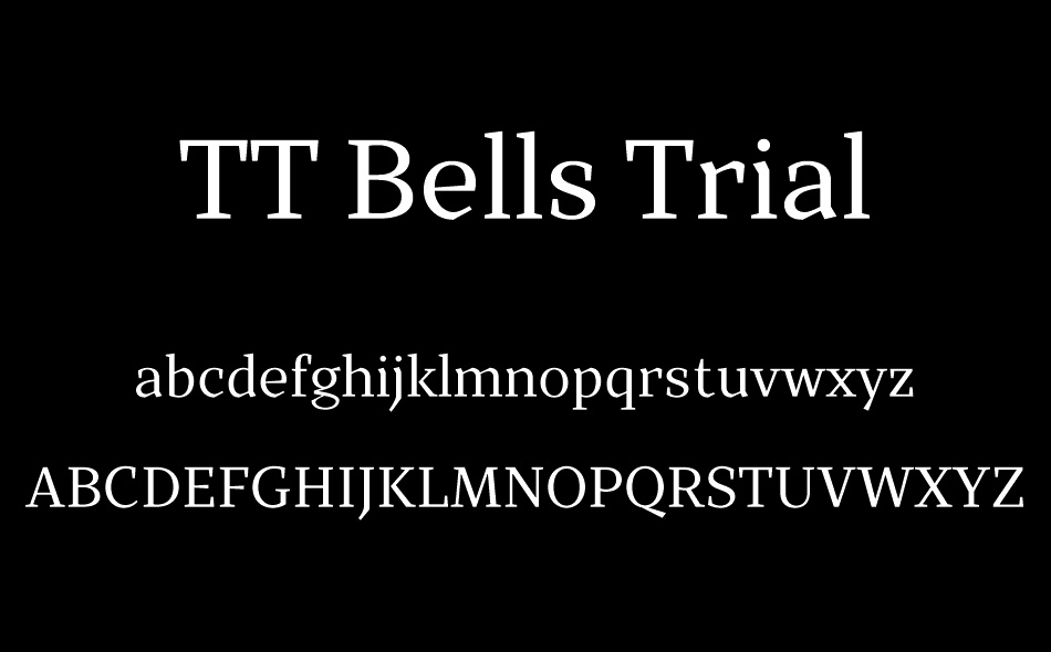 TT Bells font