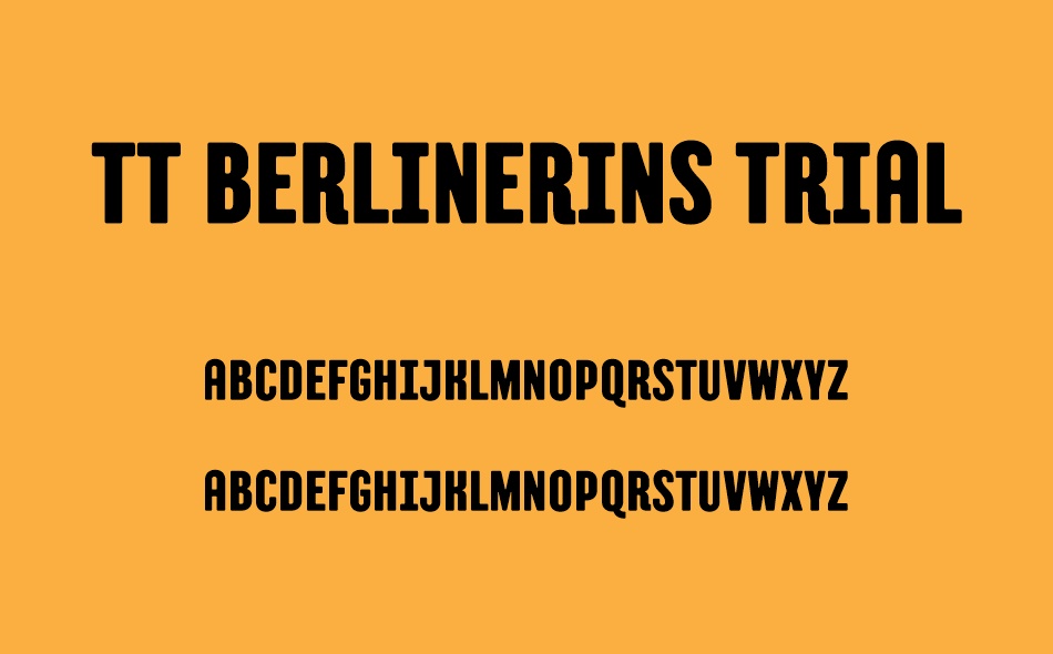 TT Berlinerins font