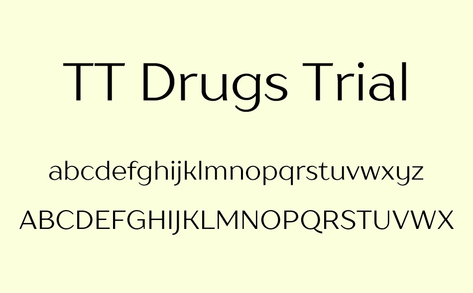 TT Drugs font