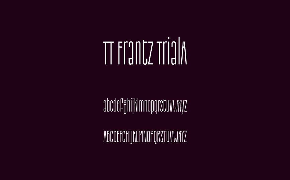 TT Frantz font