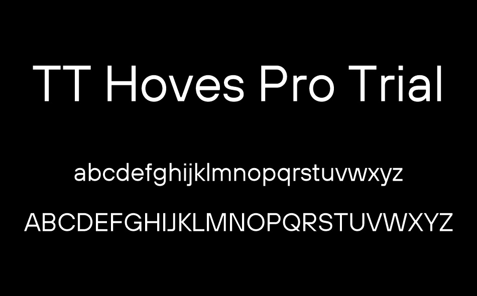 TT Hoves Pro font