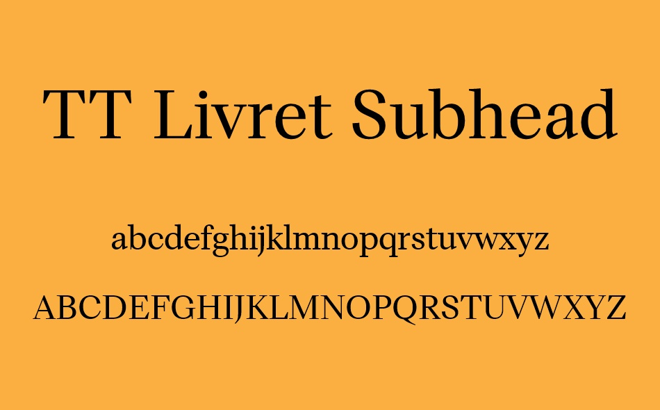 TT Livret Subhead font