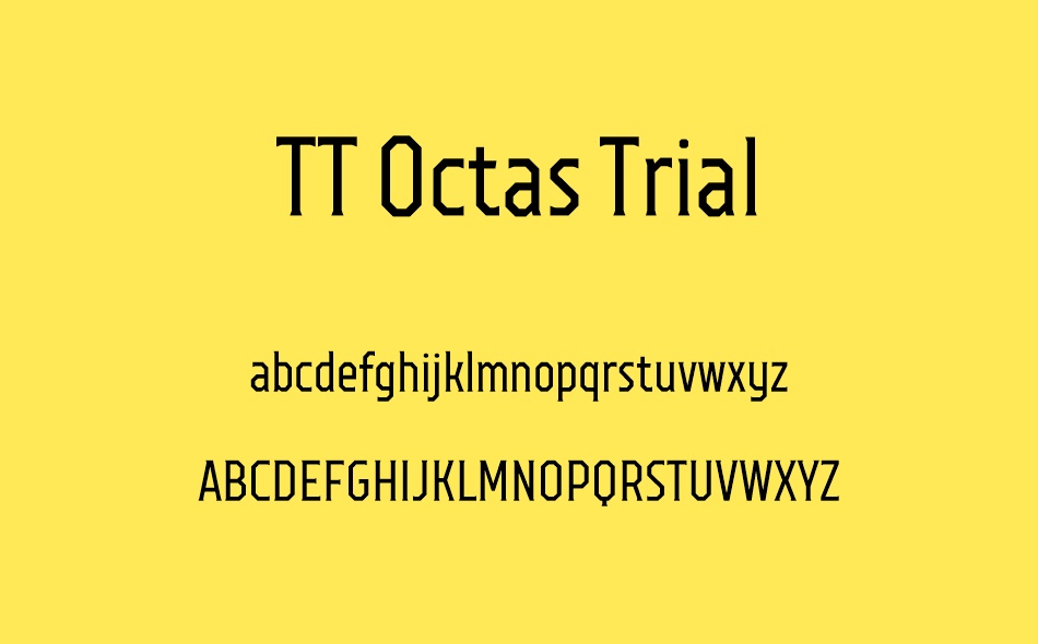 TT Octas font