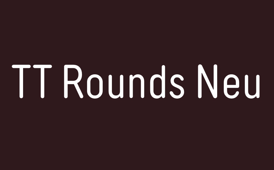 TT Rounds Neue font big