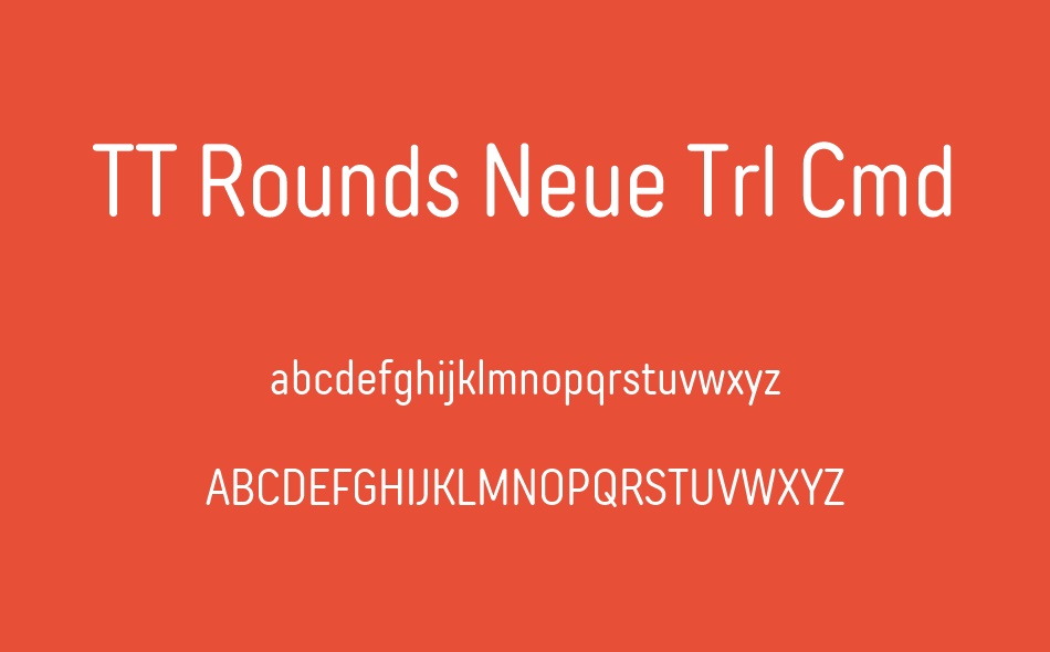 TT Rounds Neue font