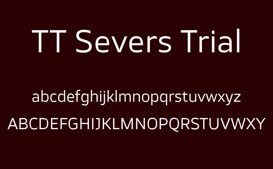 TT Severs font