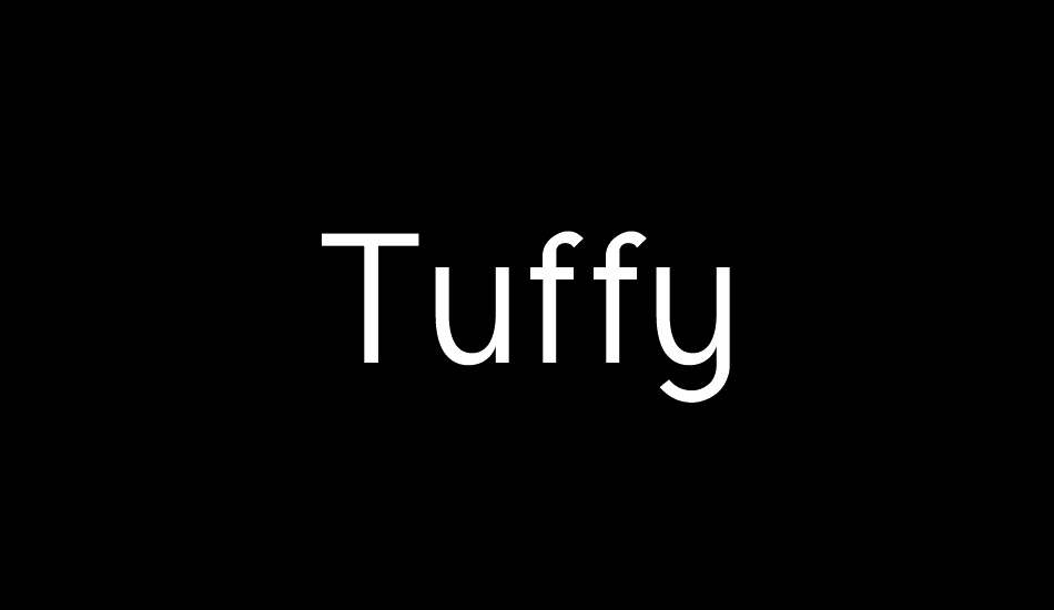 tuffy font big