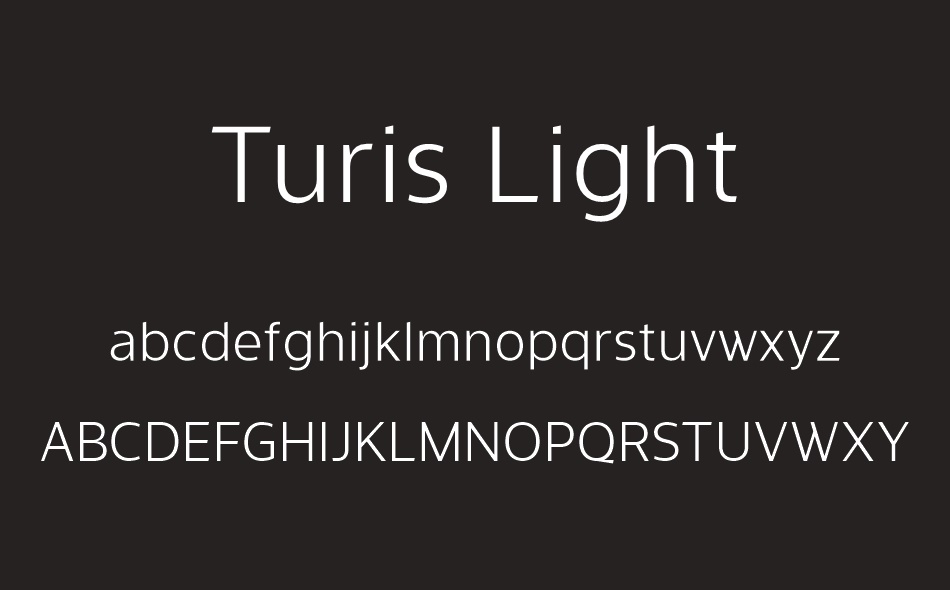 Turis font