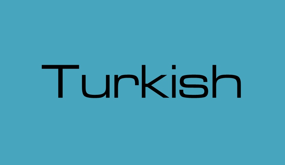 turkish-microgramma font big