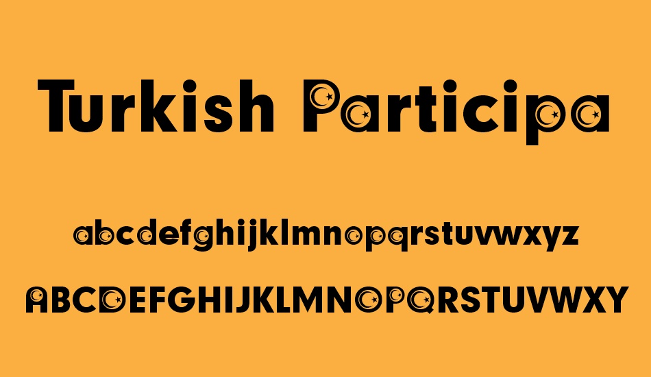 turkish-participants font