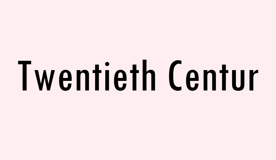 twentieth-century-condensed font big