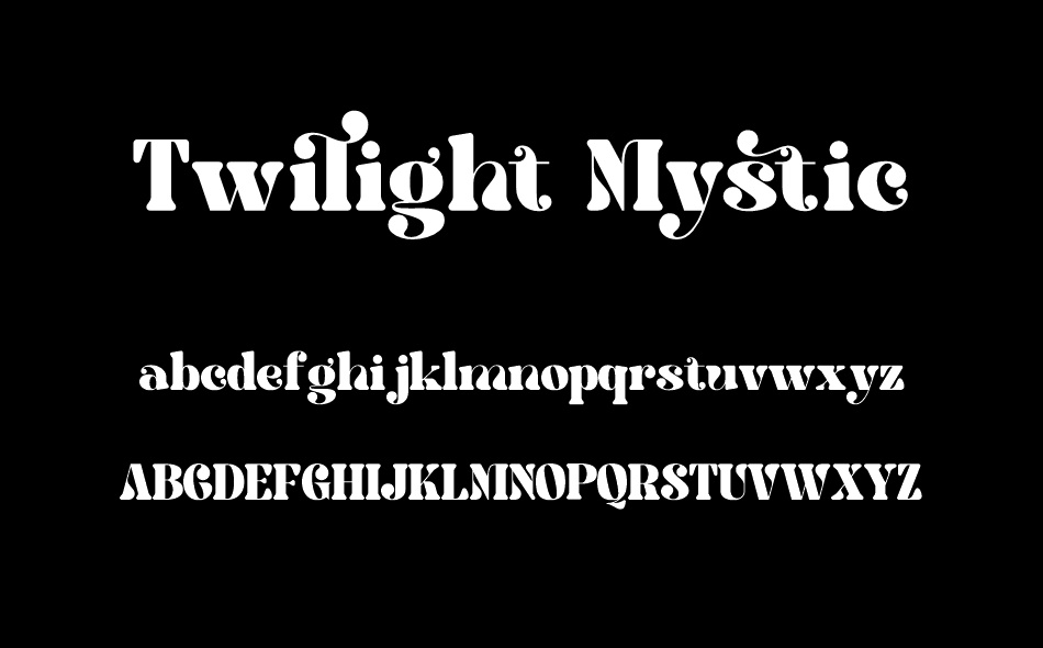Twilight Mystic font